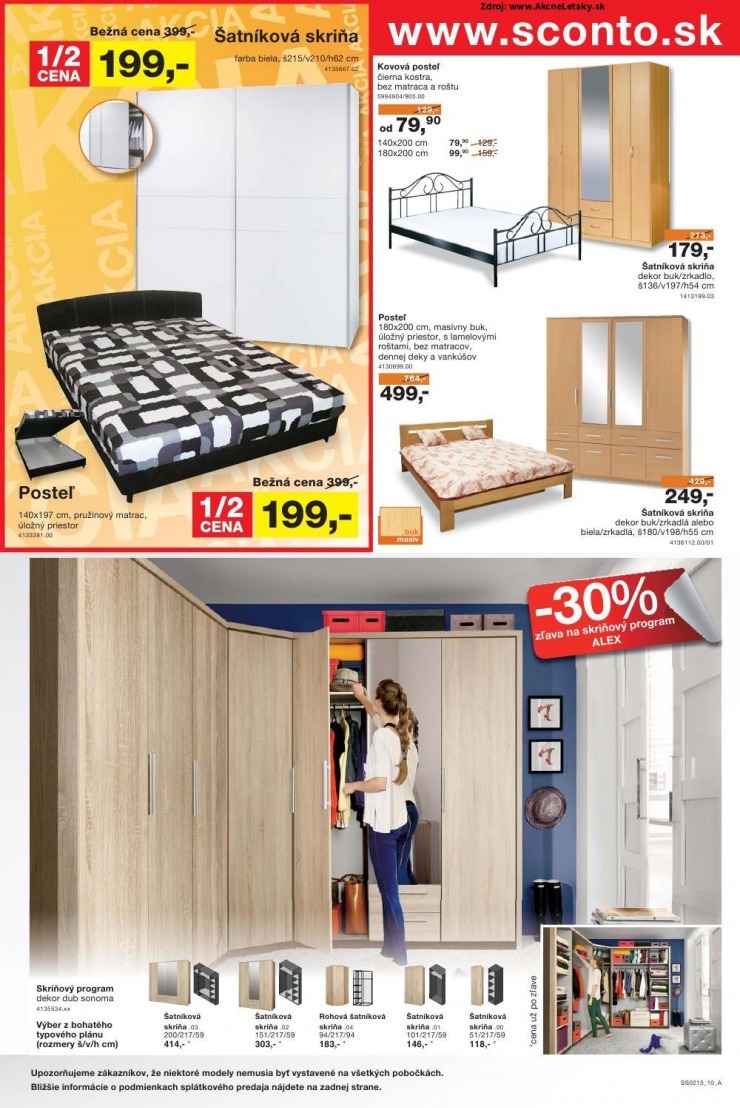 leták akčný leták Sconto nábytok strana 10 leták akčný leták Sconto nábytok strana 10