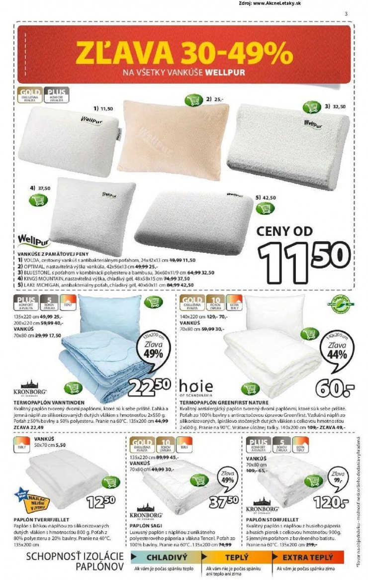 leták akciový leták Jysk strana 3 leták akciový leták Jysk strana 3