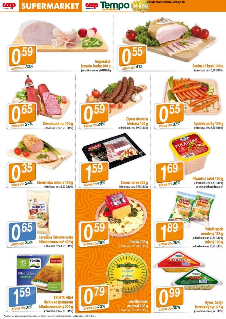 leták akčný leták COOP Jednota strana 2 leták akčný leták COOP Jednota strana 2