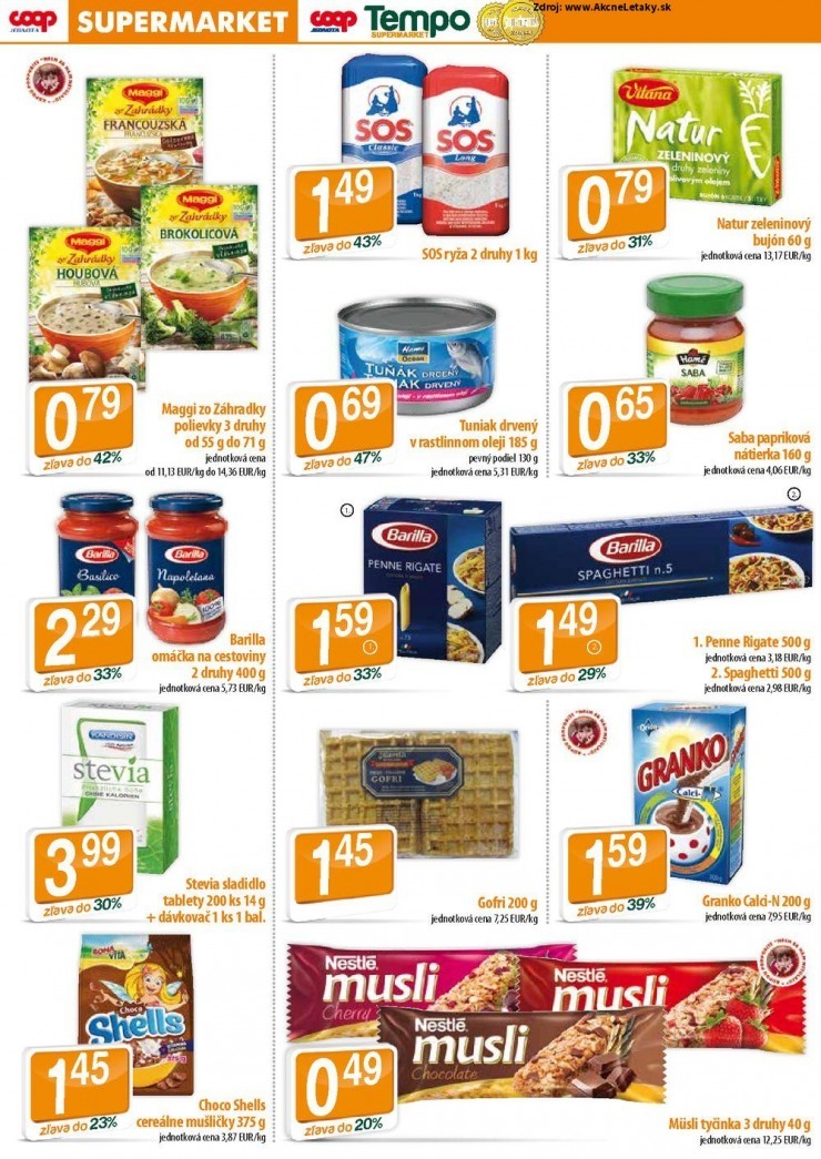 leták akčný leták COOP Jednota strana 4 leták akčný leták COOP Jednota strana 4