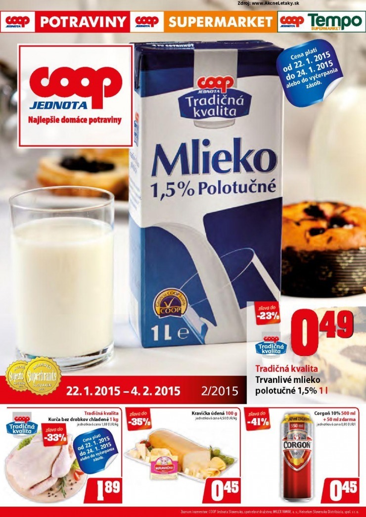 leták COOP akciový leták strana 1 leták COOP akciový leták strana 1