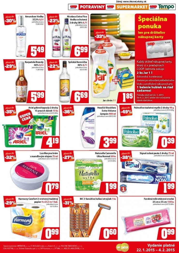 leták COOP akciový leták strana 7 leták COOP akciový leták strana 7