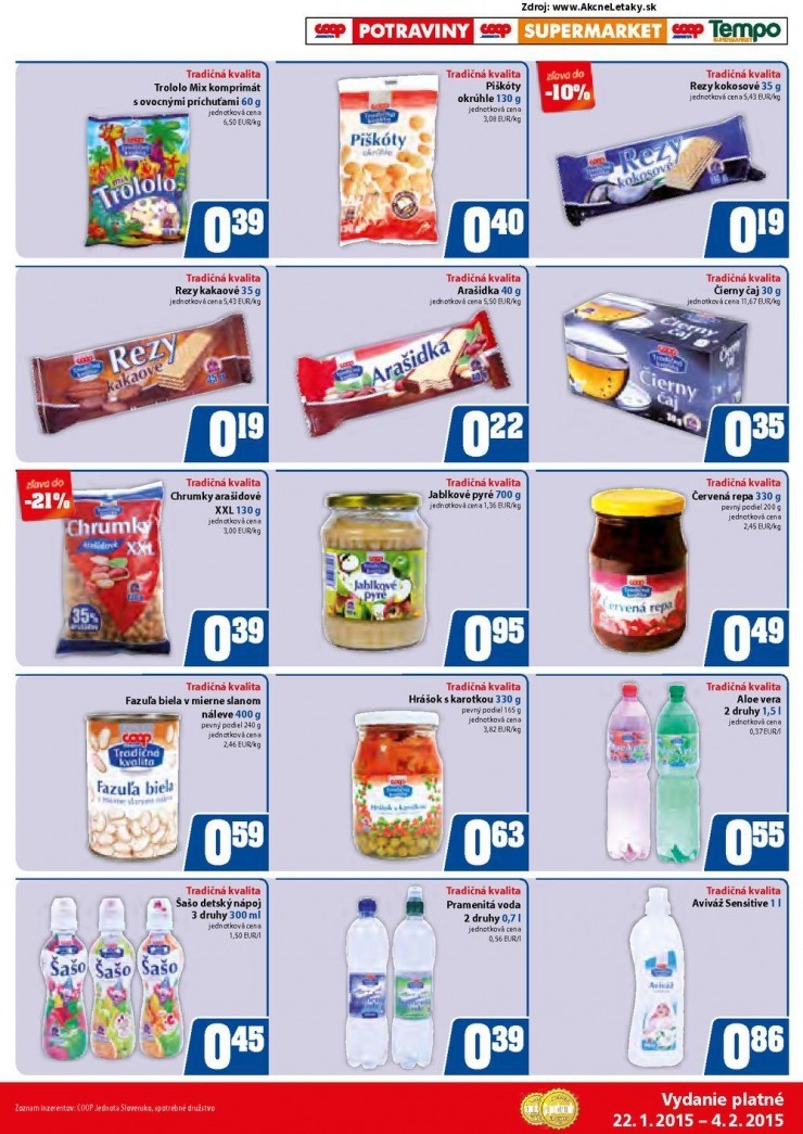 leták COOP akciový leták strana 9 leták COOP akciový leták strana 9