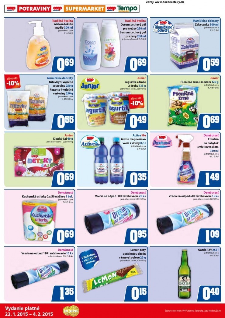 leták COOP akciový leták strana 10 leták COOP akciový leták strana 10