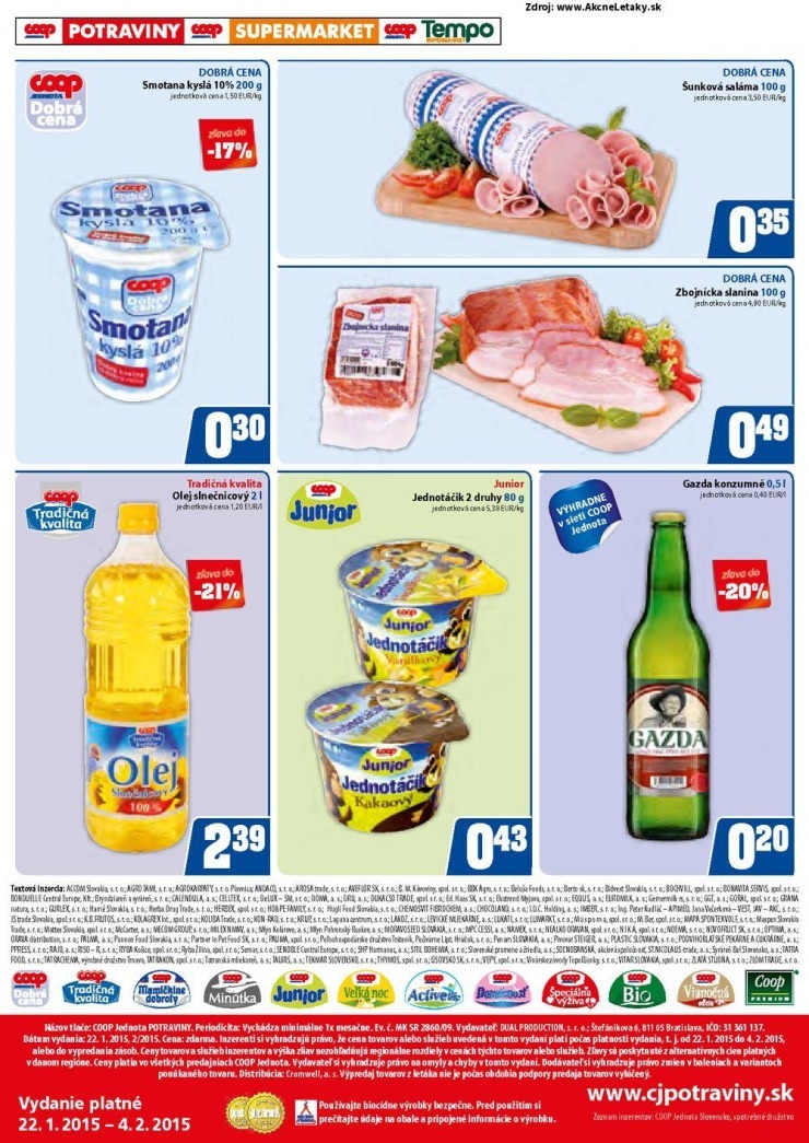 leták COOP akciový leták strana 12 leták COOP akciový leták strana 12