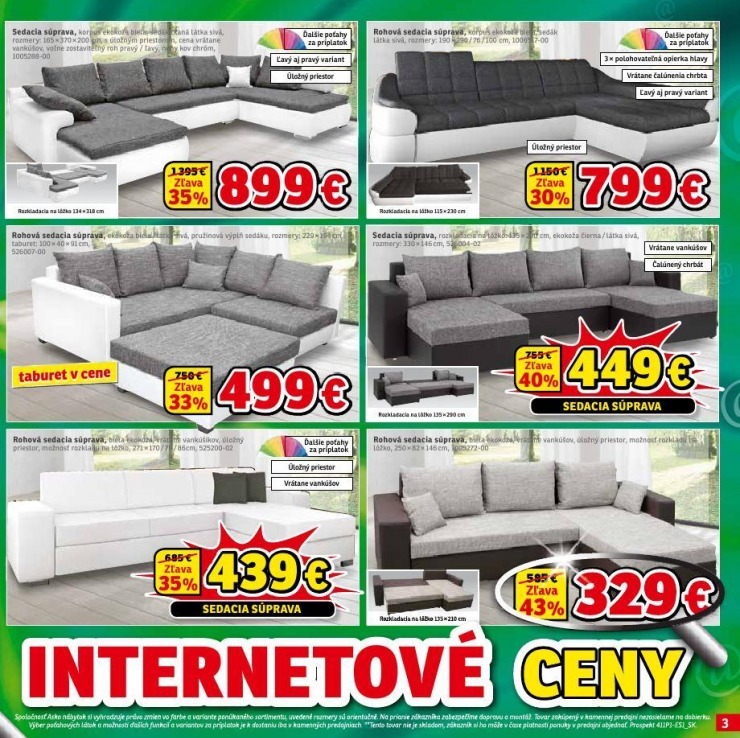leták ASKO leták - nábytok za internetové ceny strana 3 leták ASKO leták - nábytok za internetové ceny strana 3