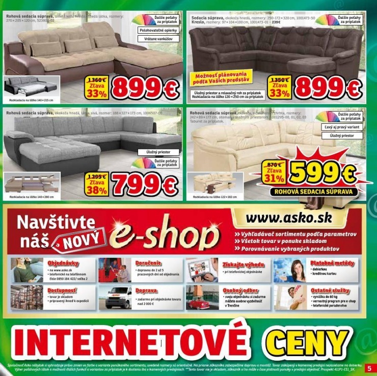 leták ASKO leták - nábytok za internetové ceny strana 5 leták ASKO leták - nábytok za internetové ceny strana 5