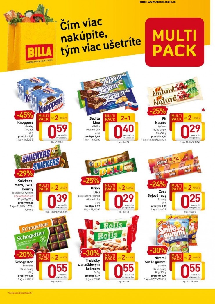 leták akčný Billa leták strana 4 leták akčný Billa leták strana 4