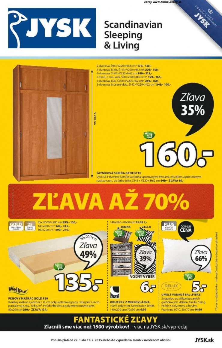 leták špeciálny leták Jysk strana 1 leták špeciálny leták Jysk strana 1