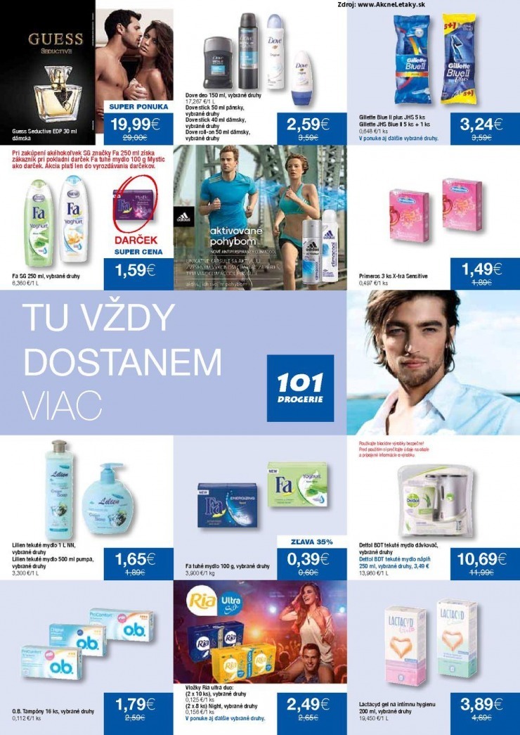 leták špeciálny leták 101 Drogerie strana 3 leták špeciálny leták 101 Drogerie strana 3