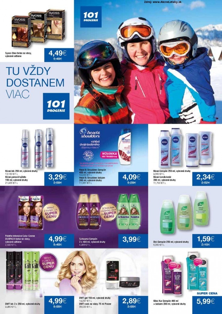 leták špeciálny leták 101 Drogerie strana 4 leták špeciálny leták 101 Drogerie strana 4
