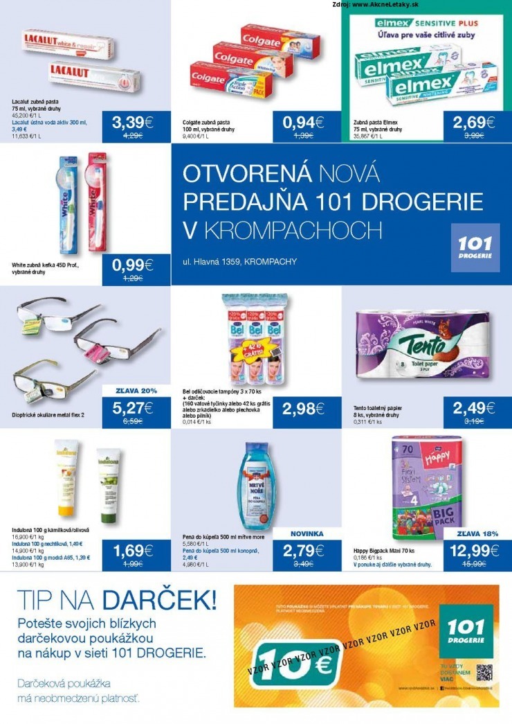 leták špeciálny leták 101 Drogerie strana 5 leták špeciálny leták 101 Drogerie strana 5