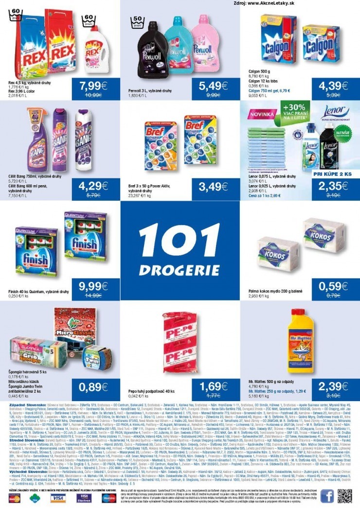 leták špeciálny leták 101 Drogerie strana 8 leták špeciálny leták 101 Drogerie strana 8