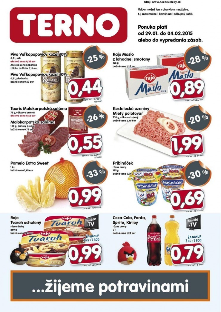 leták akčný leták TERNO strana 1 leták akčný leták TERNO strana 1