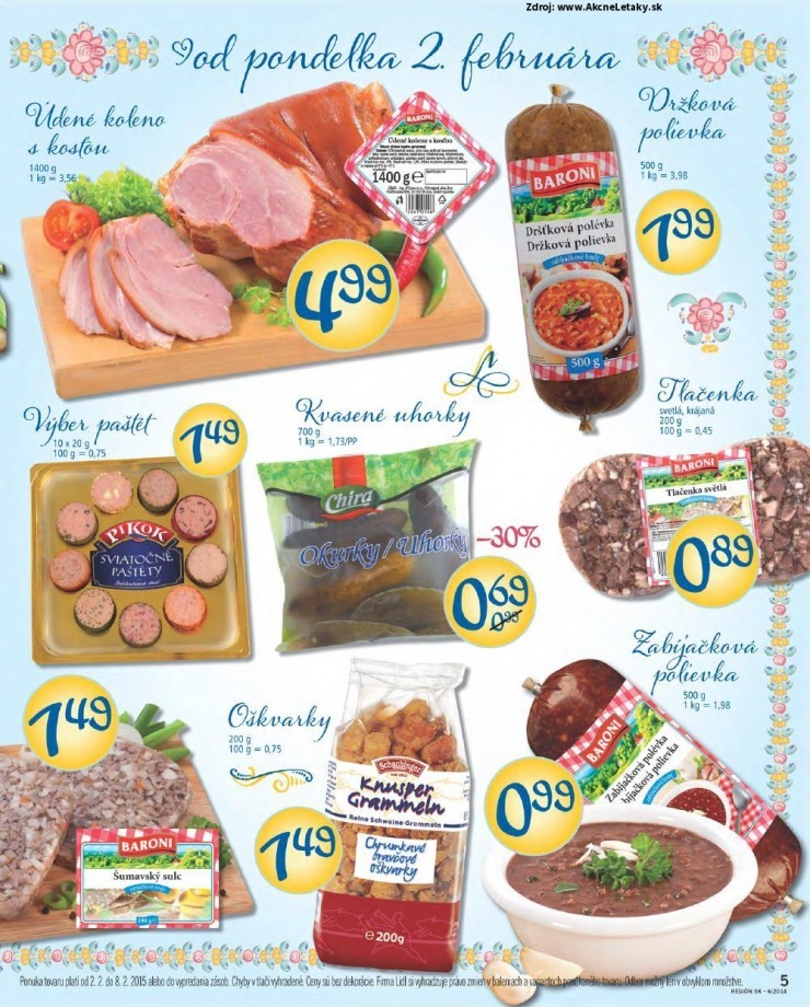 leták akciová ponuka Lidl strana 5 leták akciová ponuka Lidl strana 5