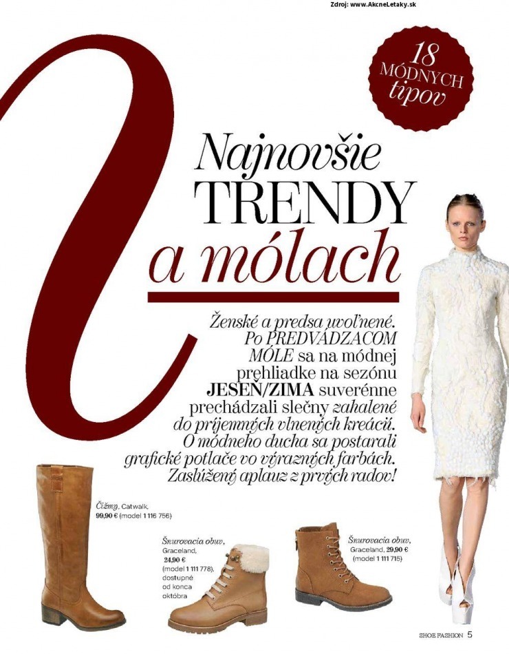 leták Deichmann leták - Shoe Fashion 2014/2 strana 5 leták Deichmann leták - Shoe Fashion 2014/2 strana 5