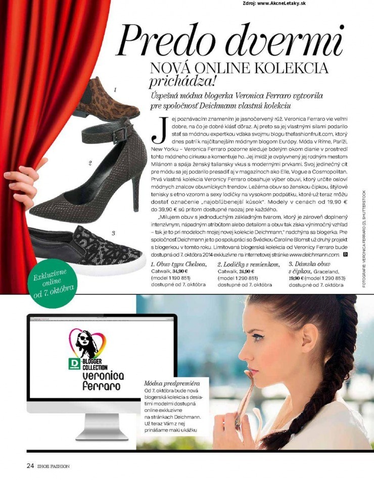 leták Deichmann leták - Shoe Fashion 2014/2 strana 24 leták Deichmann leták - Shoe Fashion 2014/2 strana 24