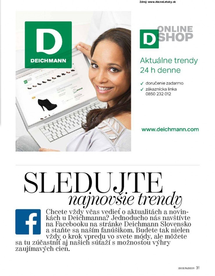 leták Deichmann leták - Shoe Fashion 2014/2 strana 31 leták Deichmann leták - Shoe Fashion 2014/2 strana 31
