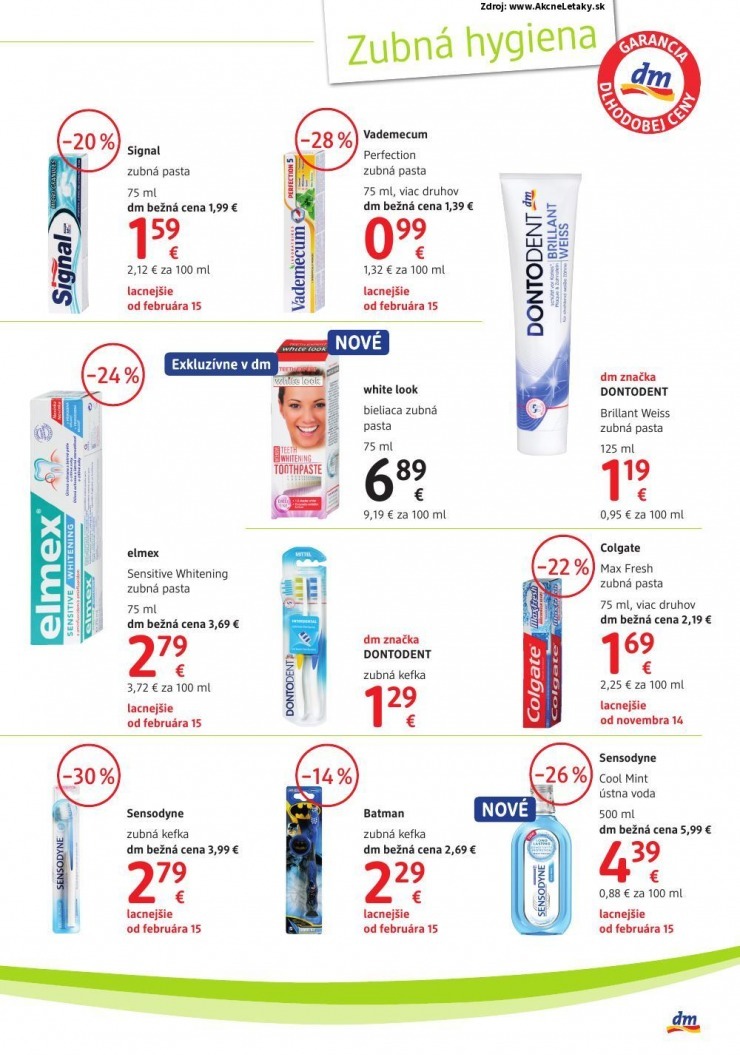 leták akciová ponuka dm drogerie strana 19 leták akciová ponuka dm drogerie strana 19
