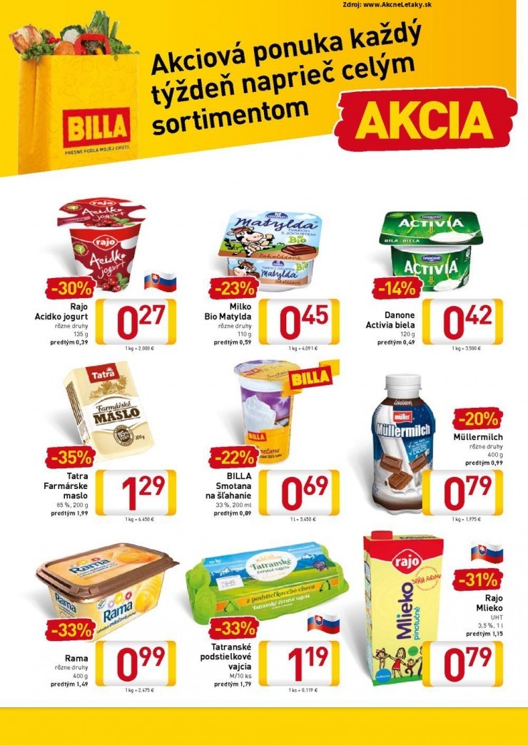 leták akciová ponuka Billa strana 2 leták akciová ponuka Billa strana 2