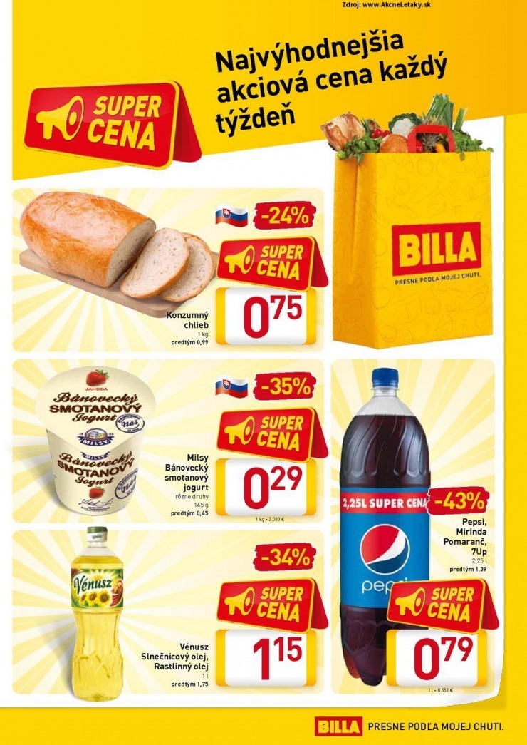 leták akciová ponuka Billa strana 3 leták akciová ponuka Billa strana 3