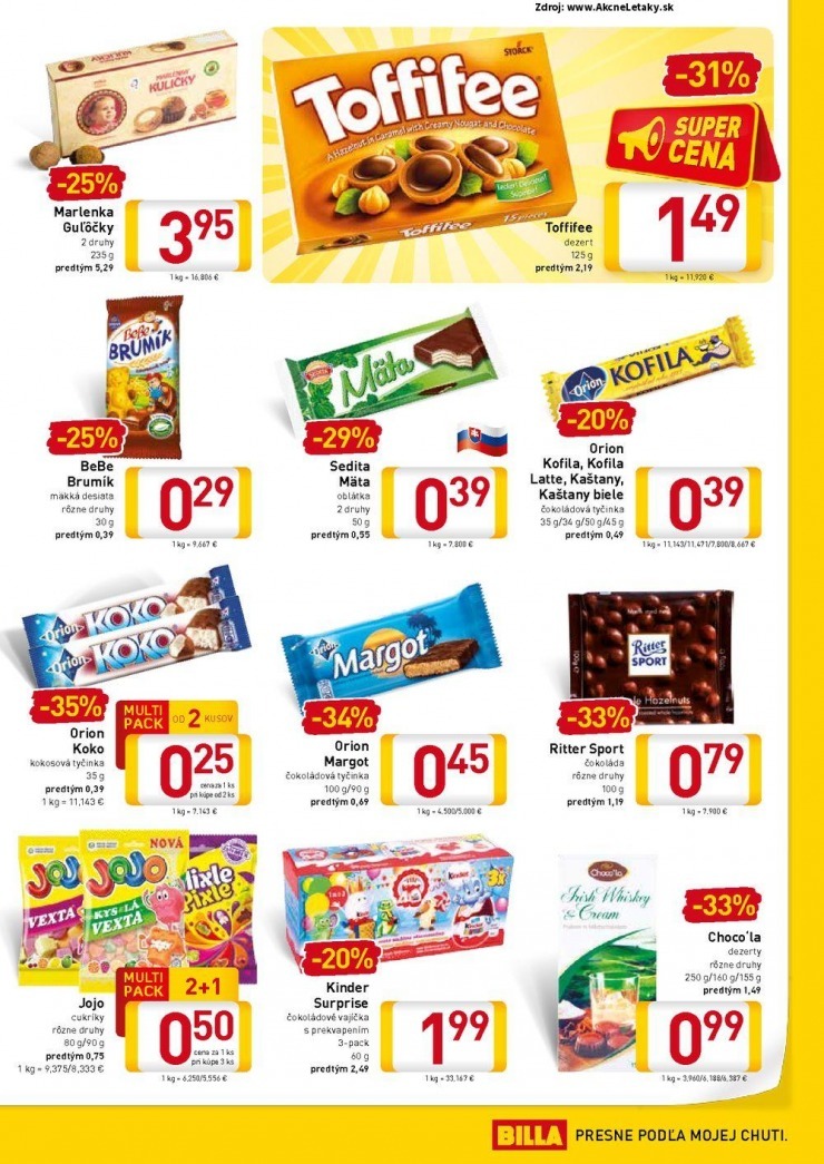 leták akciová ponuka Billa strana 11 leták akciová ponuka Billa strana 11