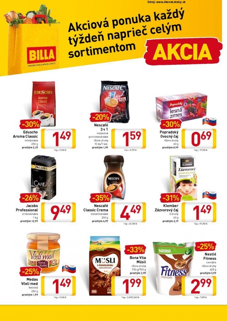 leták akciová ponuka Billa strana 12 leták akciová ponuka Billa strana 12
