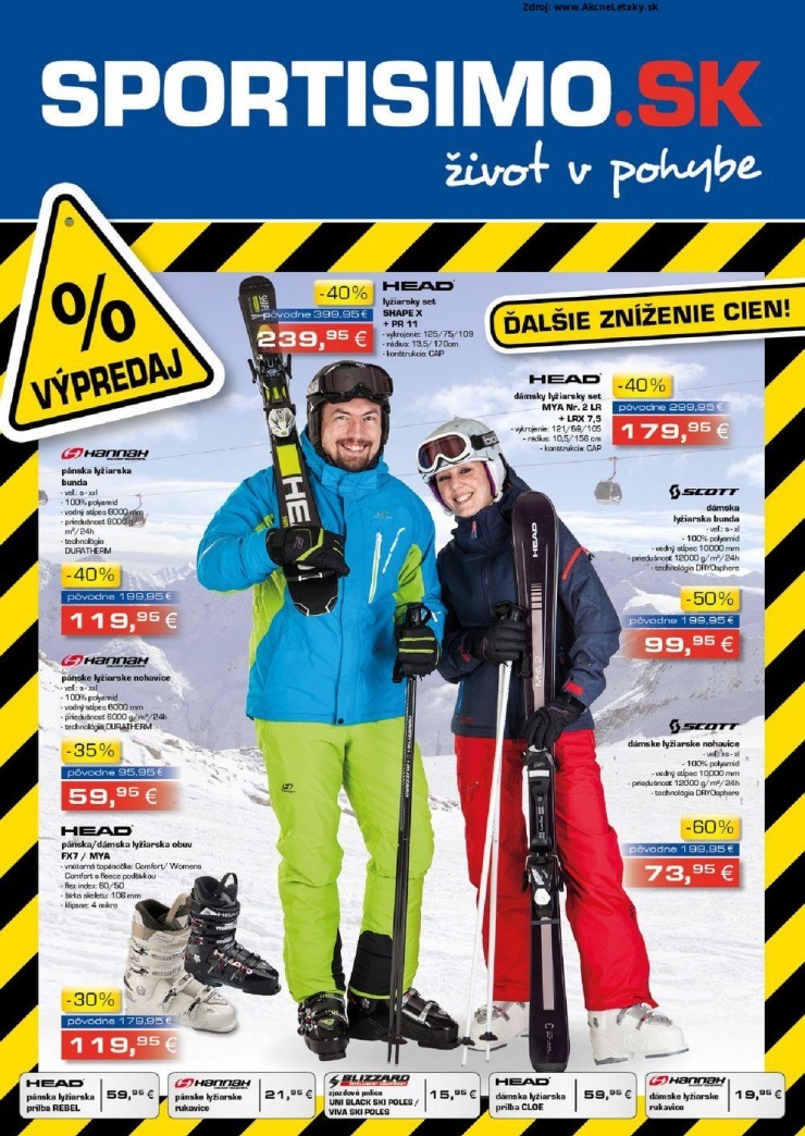leták akčný Sportisimo leták strana 1 leták akčný Sportisimo leták strana 1