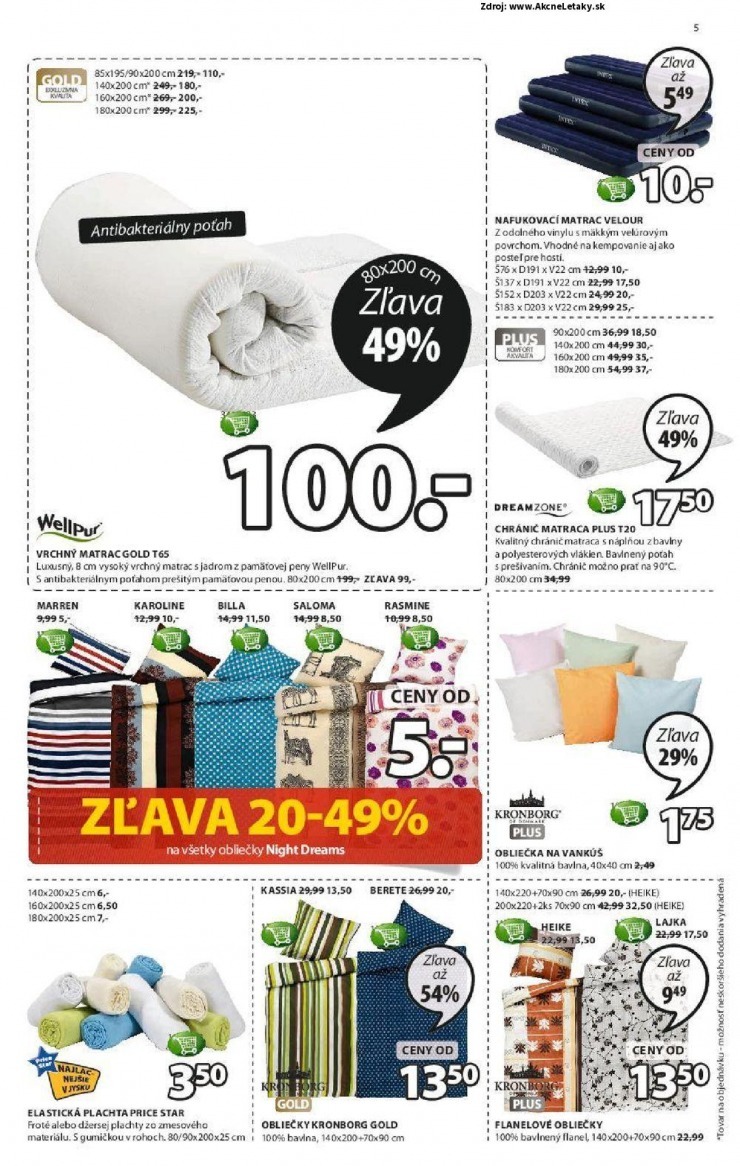 leták mimoriadná ponuka Jysk strana 5 leták mimoriadná ponuka Jysk strana 5