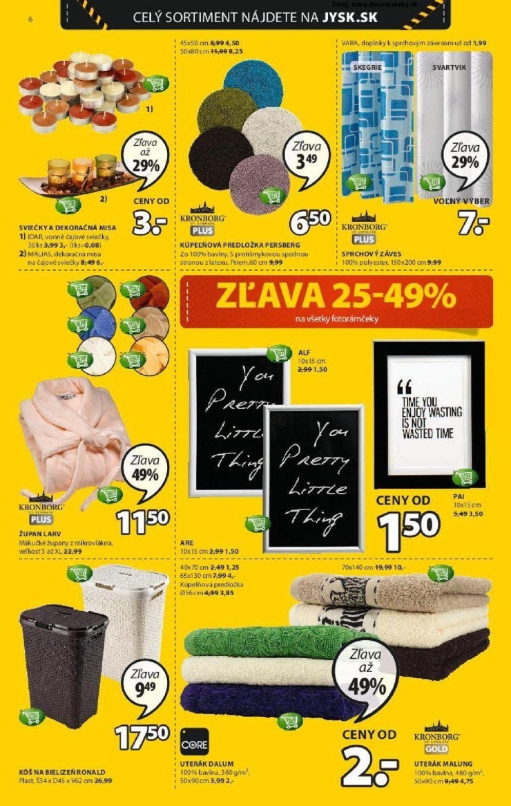 leták mimoriadná ponuka Jysk strana 6 leták mimoriadná ponuka Jysk strana 6