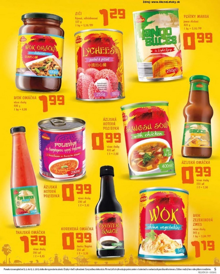 leták ponuka Lidl - Ázijský týždeň strana 5 leták ponuka Lidl - Ázijský týždeň strana 5