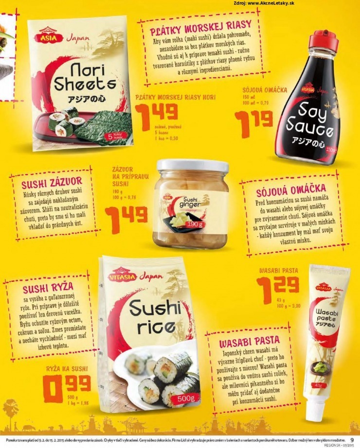 leták ponuka Lidl - Ázijský týždeň strana 9 leták ponuka Lidl - Ázijský týždeň strana 9