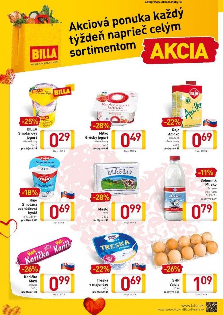leták špeciálna ponuka Billa strana 2 leták špeciálna ponuka Billa strana 2