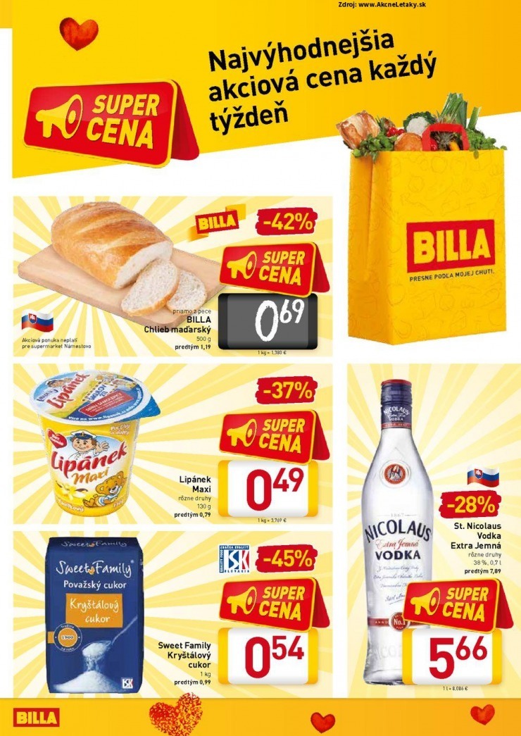 leták špeciálna ponuka Billa strana 3 leták špeciálna ponuka Billa strana 3
