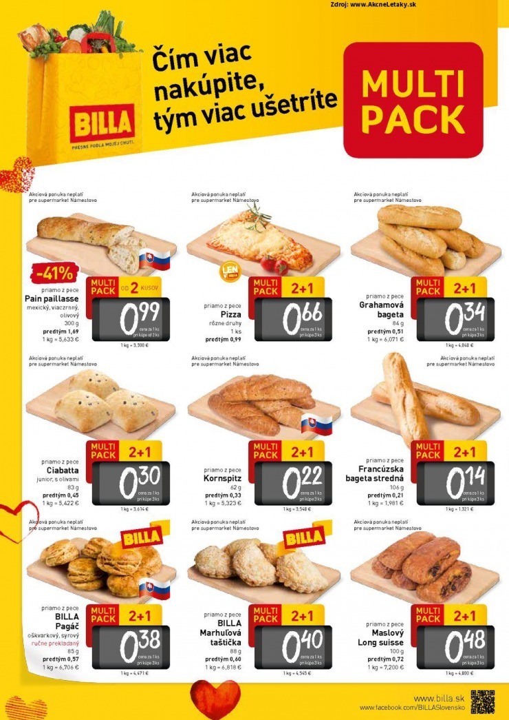 leták špeciálna ponuka Billa strana 4 leták špeciálna ponuka Billa strana 4