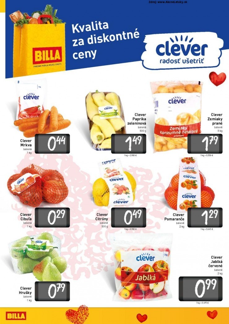 leták špeciálna ponuka Billa strana 5 leták špeciálna ponuka Billa strana 5