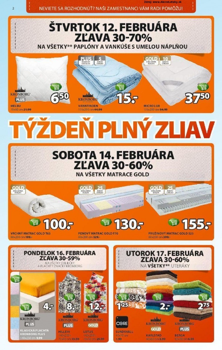 leták Jysk leták - super týžden strana 2 leták Jysk leták - super týžden strana 2