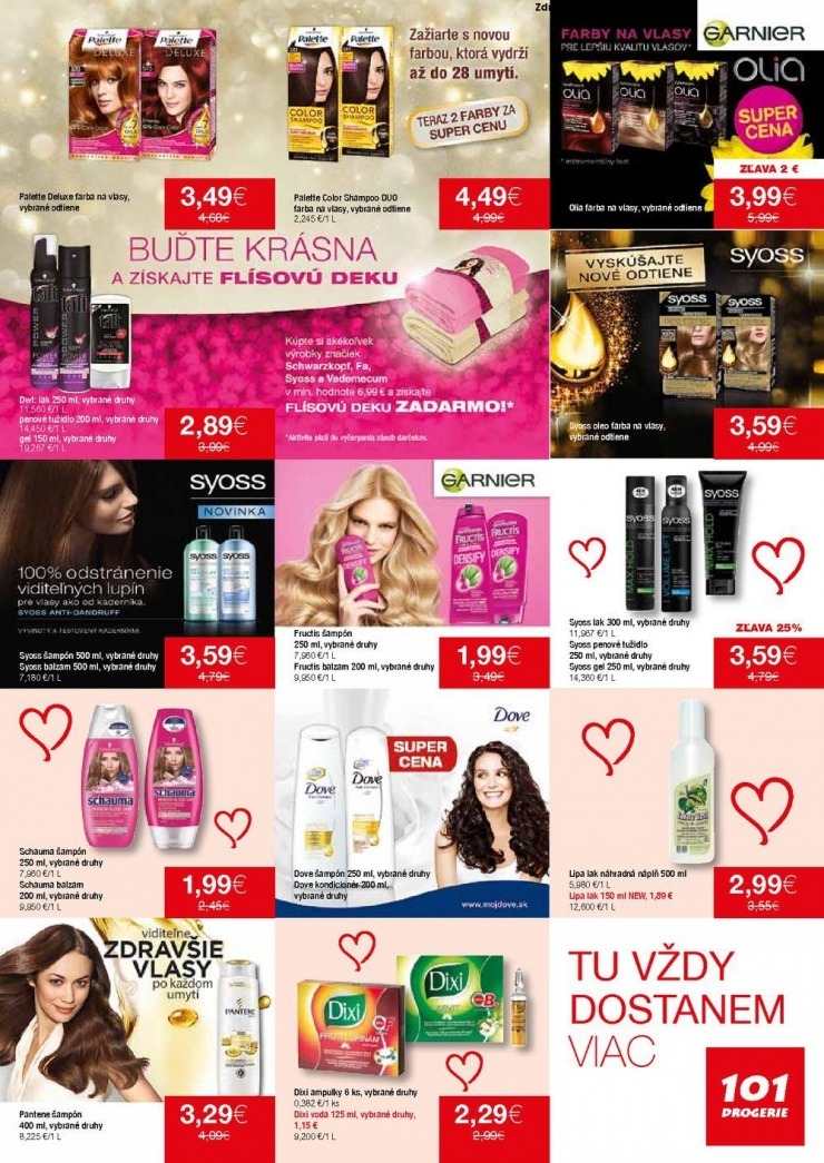 leták 101 Drogerie akčná ponuka strana 4 leták 101 Drogerie akčná ponuka strana 4