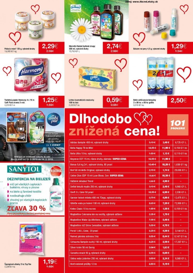 leták 101 Drogerie akčná ponuka strana 6 leták 101 Drogerie akčná ponuka strana 6