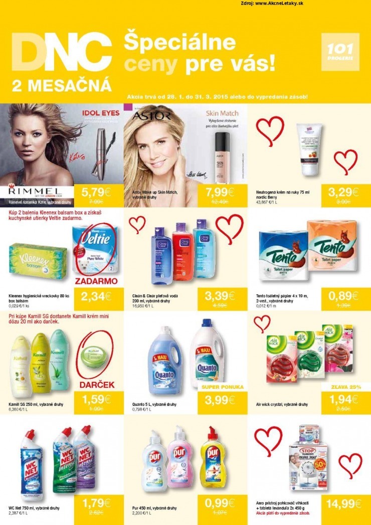 leták 101 Drogerie akčná ponuka strana 7 leták 101 Drogerie akčná ponuka strana 7