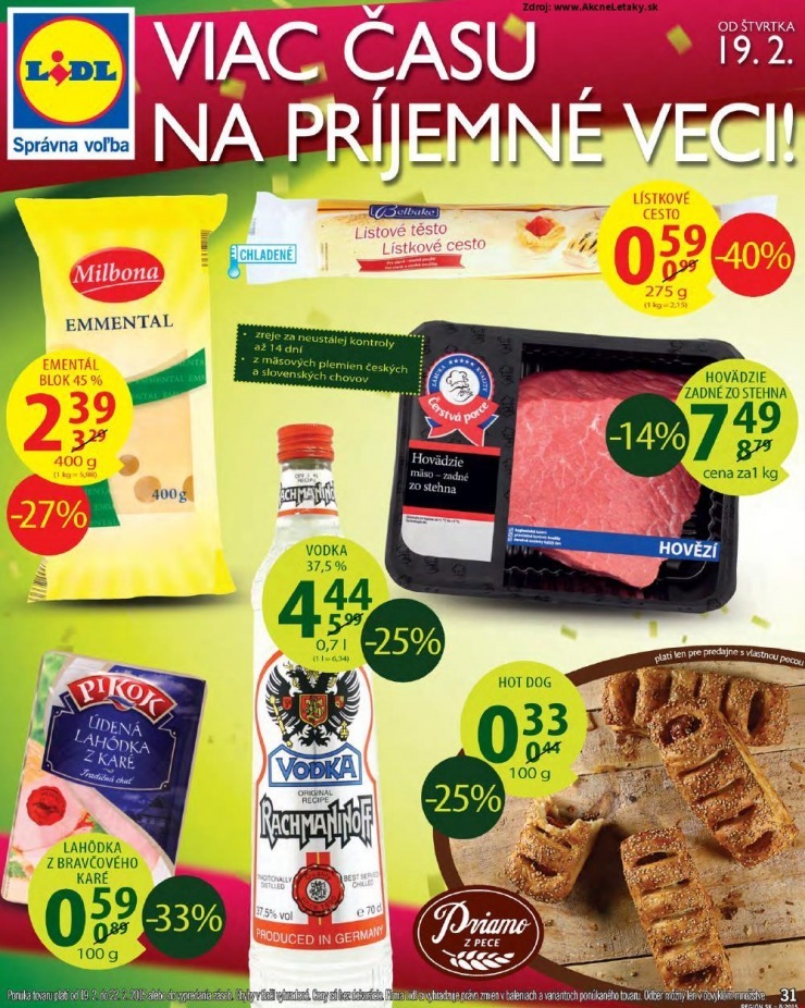 leták Lidl ponuka - hviezdy týždňa strana 31 leták Lidl ponuka - hviezdy týždňa strana 31