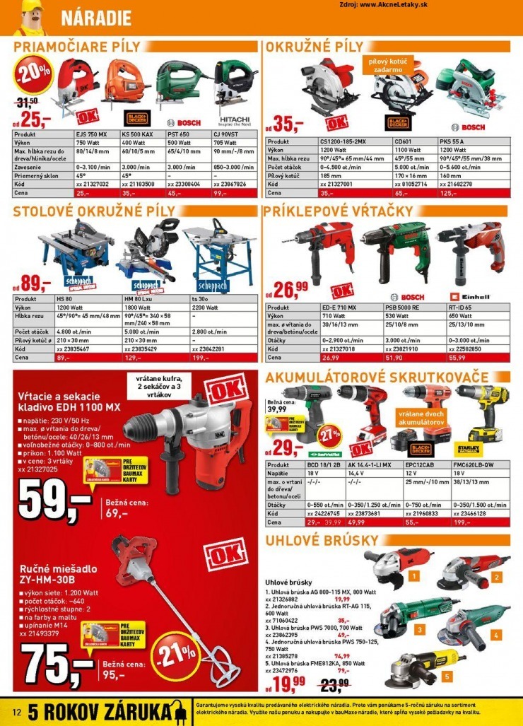 leták akčná ponuka bauMax strana 12 leták akčná ponuka bauMax strana 12