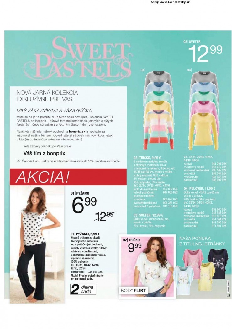leták leták BonPrix - SWEET PASTELS strana 2 leták leták BonPrix - SWEET PASTELS strana 2