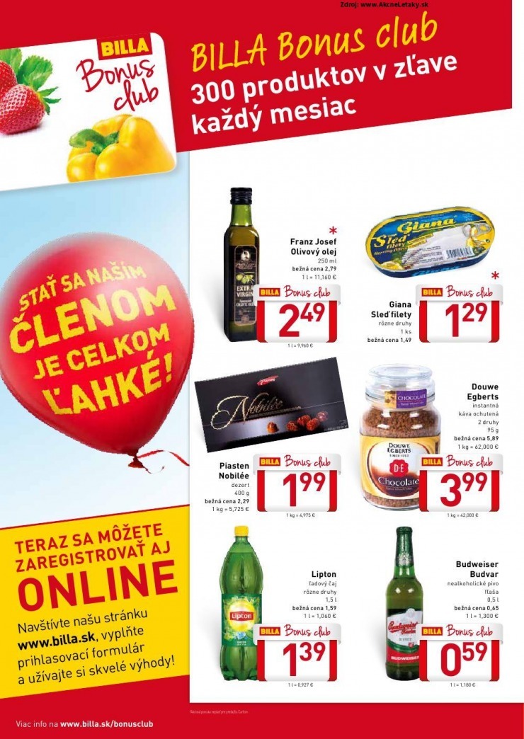 leták Billa akciový leták strana 6 leták Billa akciový leták strana 6