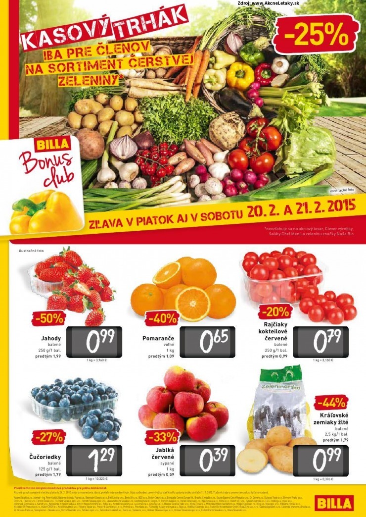 leták Billa akciový leták strana 14 leták Billa akciový leták strana 14