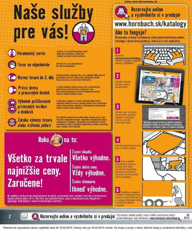leták akčný leták HORNBACH strana 2 leták akčný leták HORNBACH strana 2