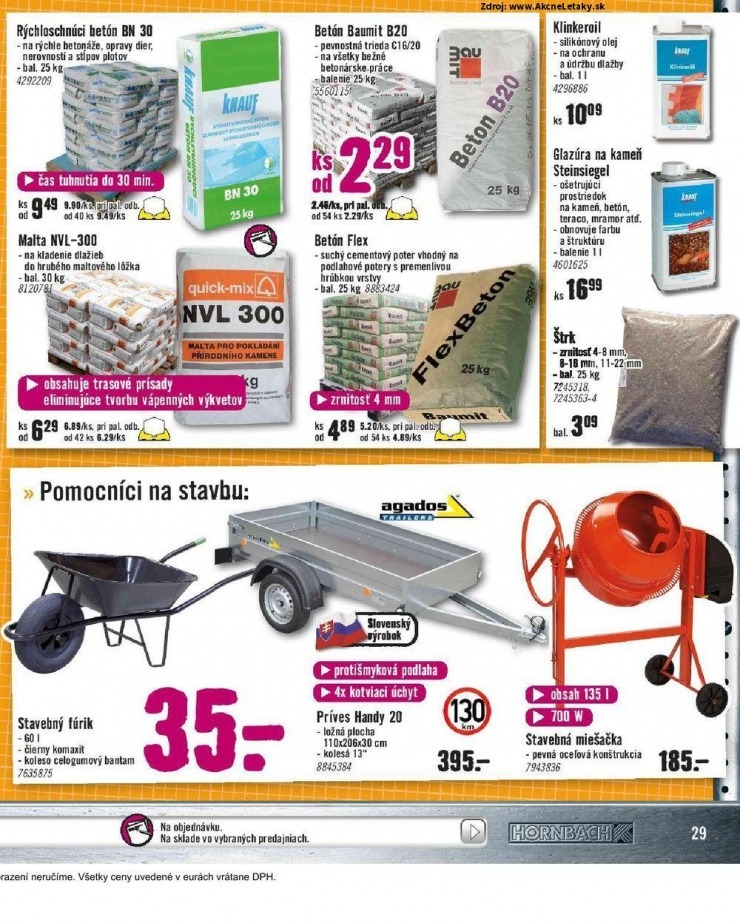 leták akčný leták HORNBACH strana 29 leták akčný leták HORNBACH strana 29