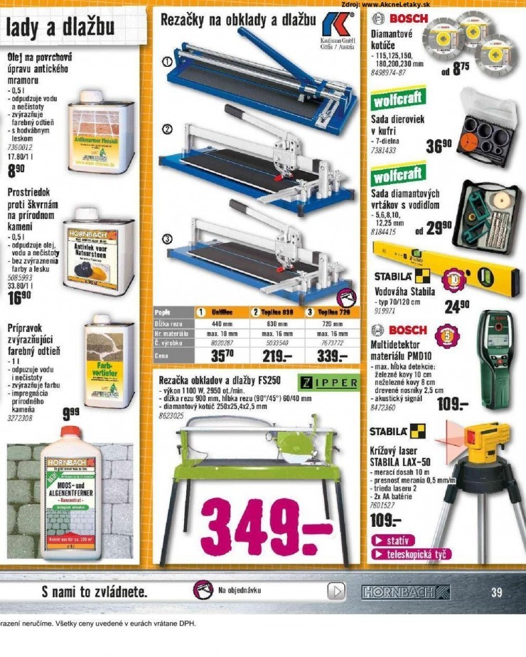 leták akčný leták HORNBACH strana 39 leták akčný leták HORNBACH strana 39