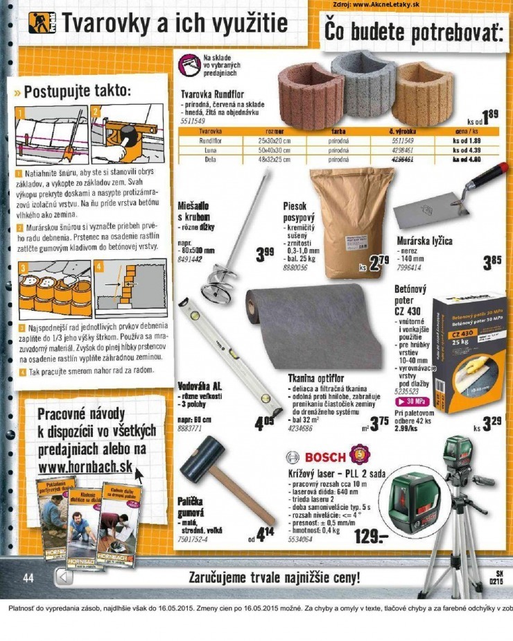 leták akčný leták HORNBACH strana 44 leták akčný leták HORNBACH strana 44
