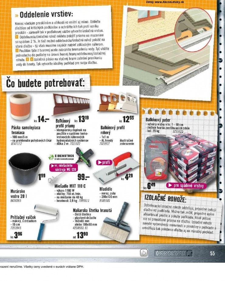 leták akčný leták HORNBACH strana 55 leták akčný leták HORNBACH strana 55